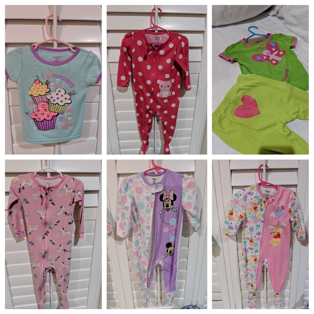 Girls pajamas bundle